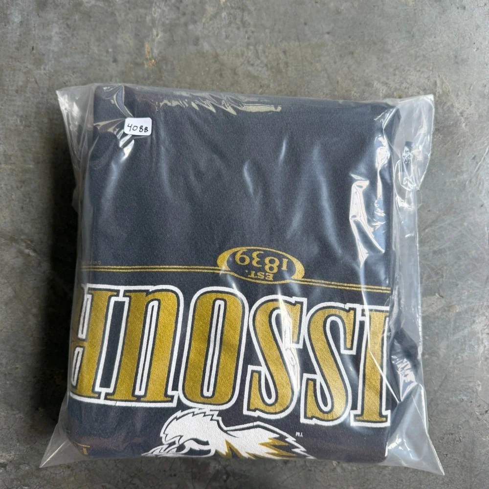 Vintage 90s Missouri Mizzou Tigers Graphic Sweatshirt Pullover Mens L Lee Sport
